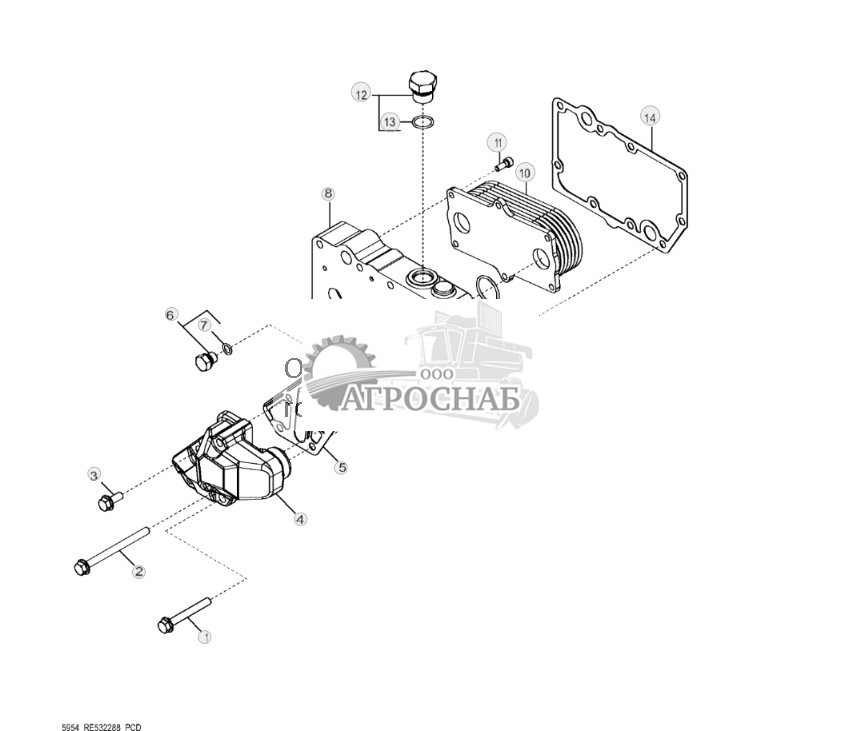 5954 Охладитель моторного масла - ST21323 129.jpg